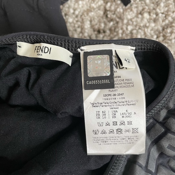 Fendi One Piece Swim Suit - Picture 3 of 3